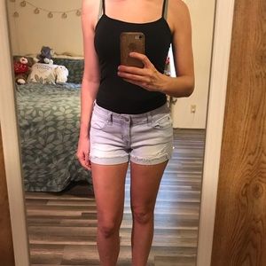 EUC Distressed denim shorts